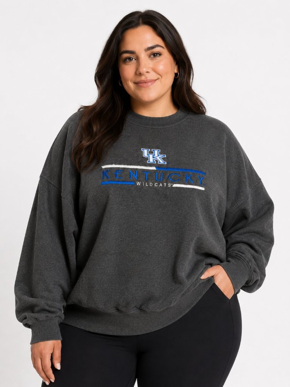 Vintage Kentucky Wildcats Embroidered Crewneck Sweatshirt XL